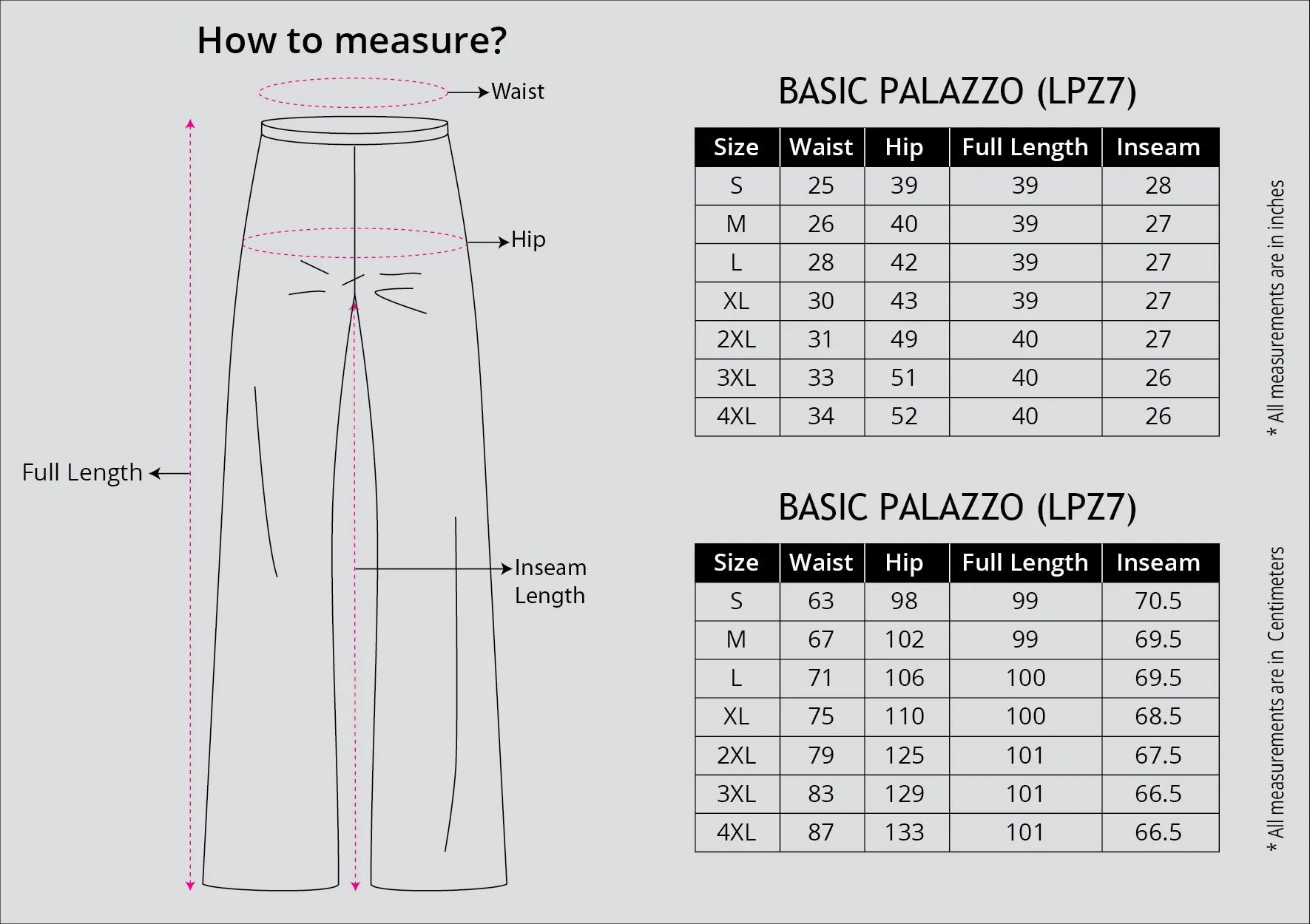 Size Guide