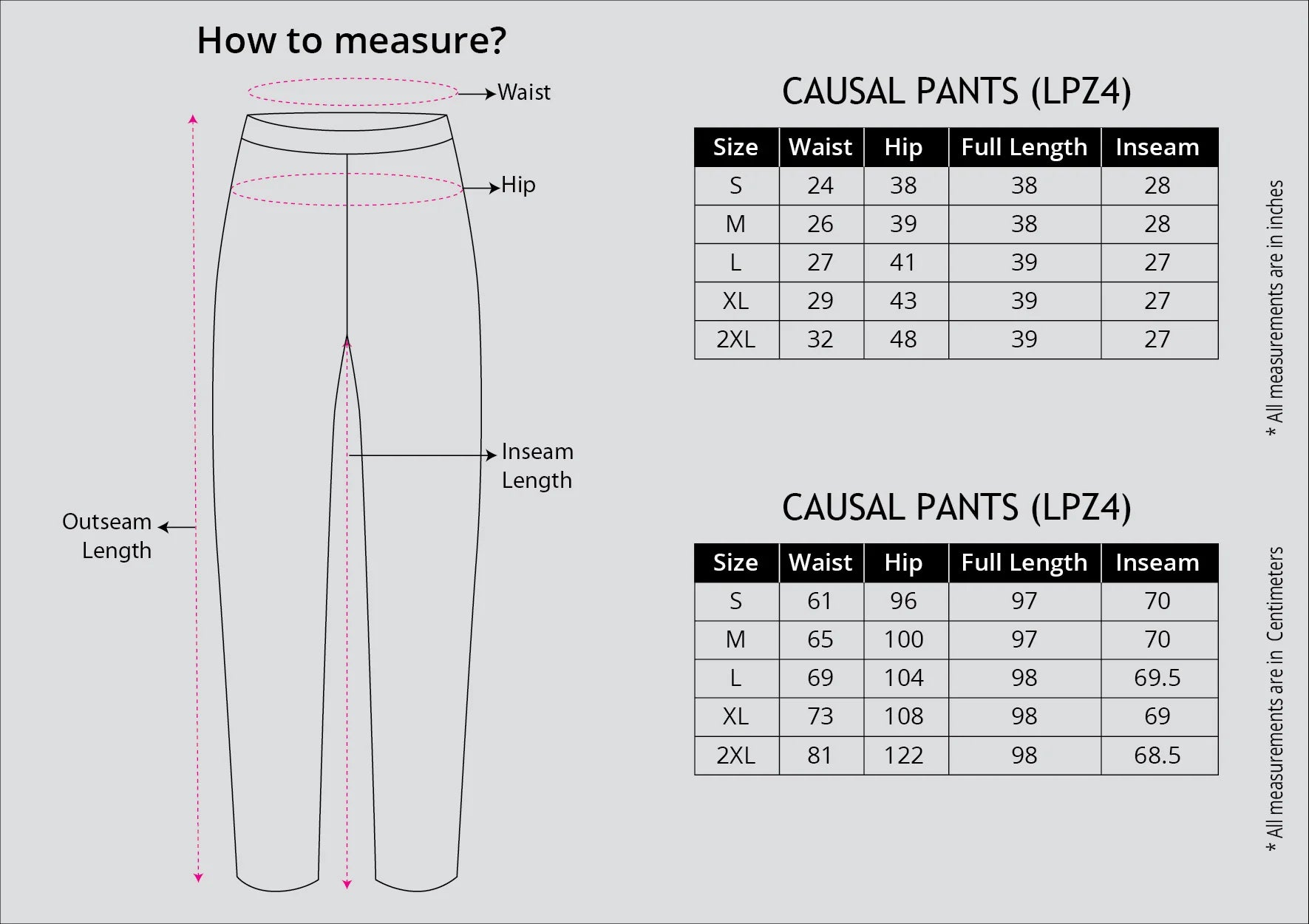 Size Guide