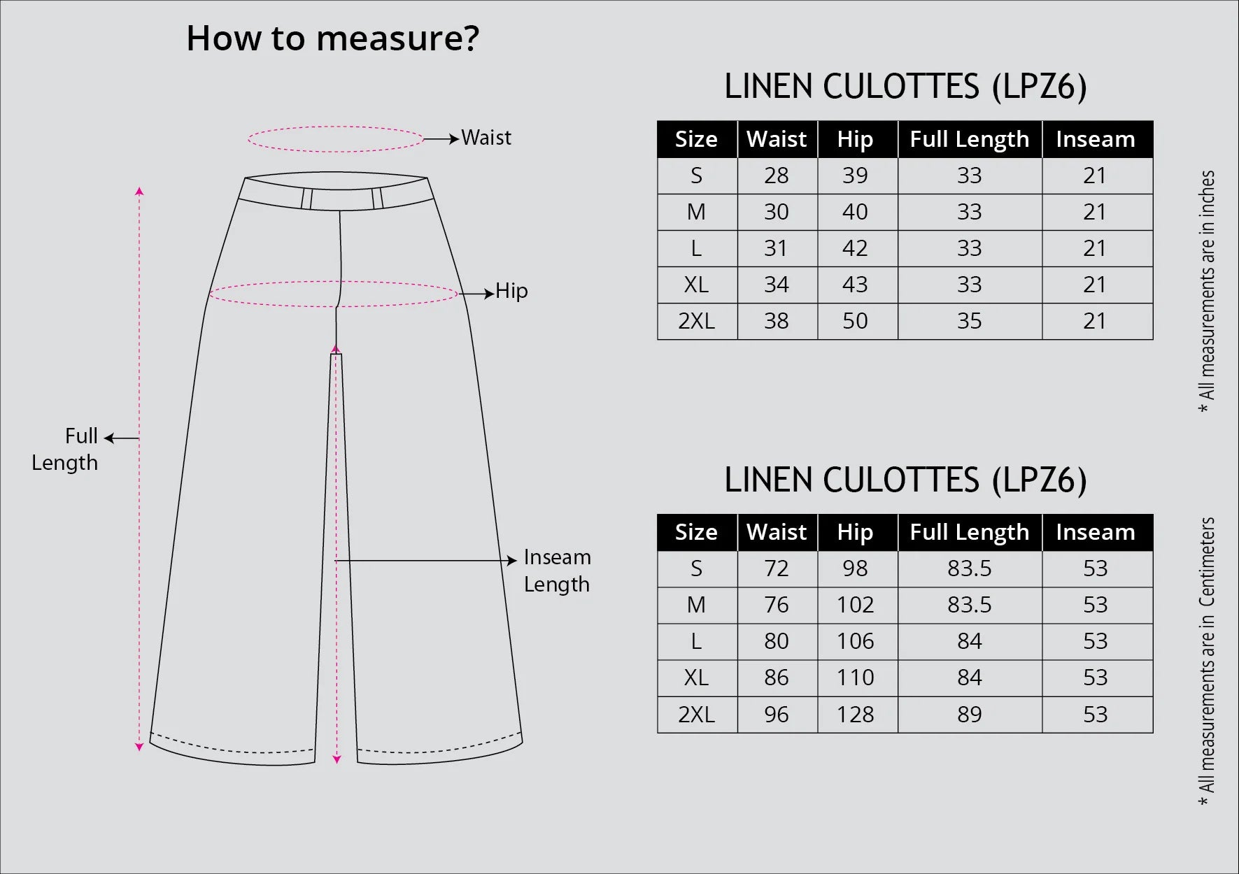 Size Guide